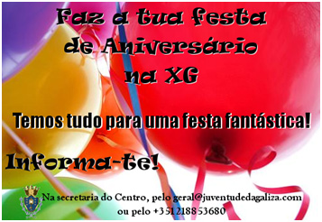 Festas de aniversario no Centro Galego de Lisboa