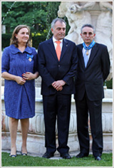 Inmaculada Romero, Alberto Navarro y Miguel Seco